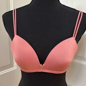 Victoria's Secret Pink Padded No Wire Bra 34B
